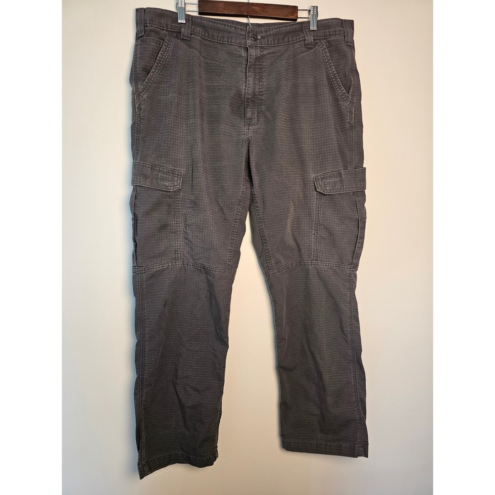 Workwear Carhartt Force Relaxed Fit Ripstop Cargo Pant Mens 40x32 Gray BN4200-M